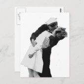 Kriegsende Kiss Postkarte (Vorne/Hinten)