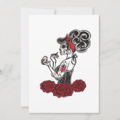 Kriegsfarbe Einladung (Vorderseite)