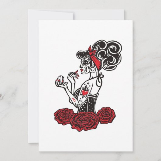 Kriegsfarbe Einladung (Vorderseite)