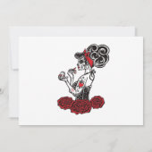 Kriegsfarbe Einladung (Rückseite)