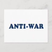 Kriegsfeindlichkeit Postkarte (Vorderseite)