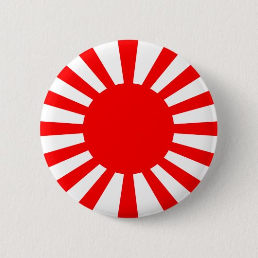 Kriegsflagge der Kaiserlichen Japanischen Armee Button (Vorderseite)