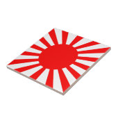 Kriegsflagge der Kaiserlichen Japanischen Armee Fliese (Seite)