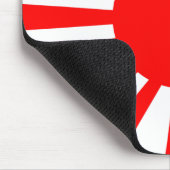 Kriegsflagge der Kaiserlichen Japanischen Armee Mousepad (Ecke)