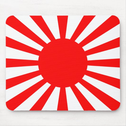 Kriegsflagge der Kaiserlichen Japanischen Armee Mousepad (Vorne)