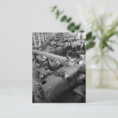 Kriegsflüge: Anfang der 1940er Jahre Postkarte (Stehend Vorderseite)