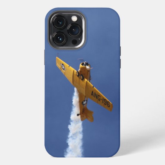Kriegsflugzeug iPhone Hülle (Rückseite)