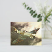 Kriegsflugzeuge des Typs WW2 Postkarte (Stehend Vorderseite)
