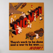 Kriegsfrauen Poster (Vorne)