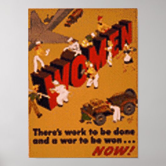 Kriegsfrauen Poster (Vorne)