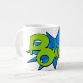 Kriegsgefangen-Kaffee-Tasse Kaffeetasse (Vorderseite Links)