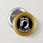 KRIEGSGEFANGEN MIA - GOLDrahmen Button (Vorne & Hinten)