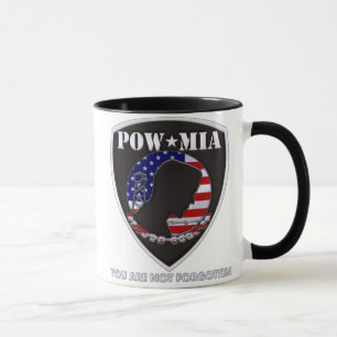 KRIEGSGEFANGEN MIA - Schild Tasse