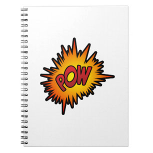 Kriegsgefangen-Superheld-Kampf Notizblock