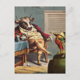 Kriegsgeschichten für den General Frosch Postkarte