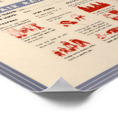 Kriegshandbuch des Zweiten Weltkriegs Poster (Ecke)