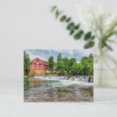 Kriegsheidmille und Wasserfall-Blank-Post-Card Postkarte (Stehend Vorderseite)
