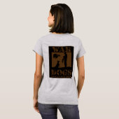 Kriegshunde, amerikanische Kaninchenhelden T-Shirt (Schwarz voll)