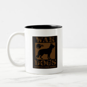 Kriegshunde Zweifarbige Tasse