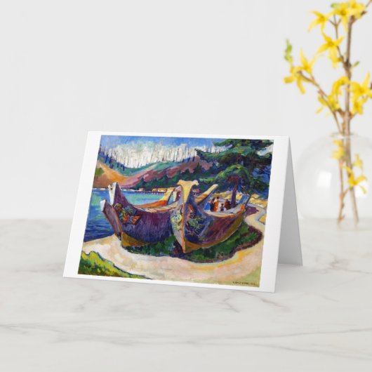 Kriegskanos | Emily Carr | Karte (Gelbe Blume)