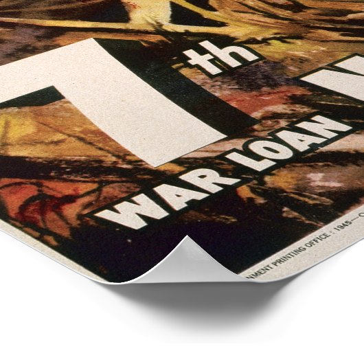 Kriegskredit Poster (Ecke)