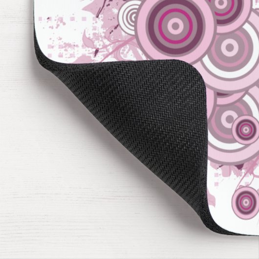 Kriegskunst-Mama-Rosa-Schmetterlinge Mousepad (Ecke)