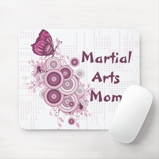 Kriegskunst-Mama-Rosa-Schmetterlinge Mousepad (Mit Mouse)