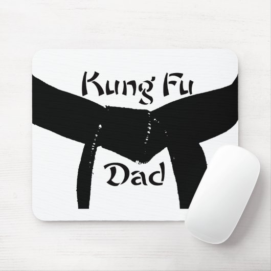 Kriegskunst-schwarzer Gurt Kung Fu Vater Mousepad (Mit Mouse)