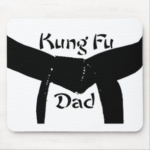 Kriegskunst-schwarzer Gurt Kung Fu Vater Mousepad