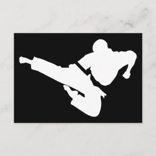 Kriegskunst-Silhouette Einladung