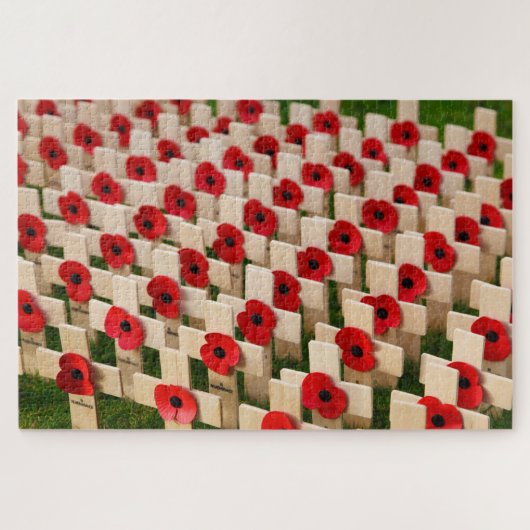 Kriegsmahnmal Mohnblume Puzzle (Horizontal)