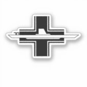 Kriegsmarine 10. U-Boot Flottilla Emblem T - Shirt Aufkleber (Vorderseite)