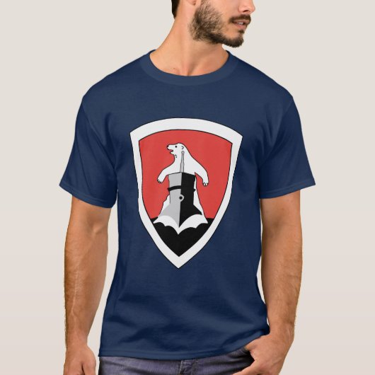 Kriegsmarine 11th Flotilla Emblem - Der Polarbär T-Shirt (Vorderseite)