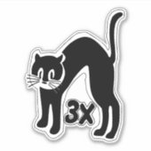 Kriegsmarine U-48 Emblem Square Sticker (Vorderseite)