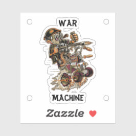 Kriegsmaschine Aufkleber