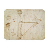 Kriegsmaschine (Bleistift auf Papier) Magnet (Horizontal)
