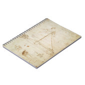 Kriegsmaschine (Bleistift auf Papier) Notizblock (Linke Seite)