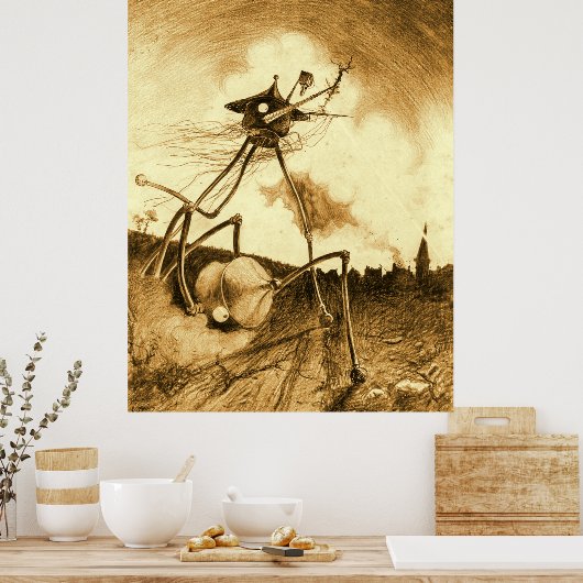 Kriegsmaschine der Welt Poster (Küche)