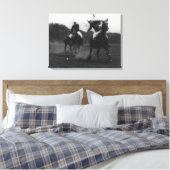 Kriegsministerium Polo Association Game Fotograf Leinwanddruck (Insitu (Schlafzimmer))