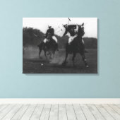 Kriegsministerium Polo Association Game Fotograf Leinwanddruck (Insitu (Holzboden))