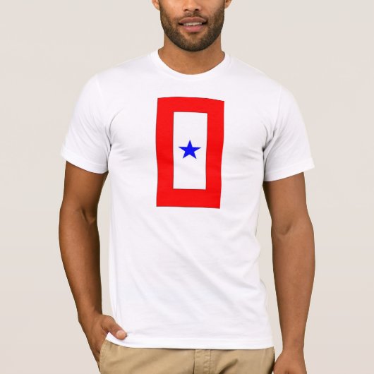 KRIEGSMITGLIEDER FLAG 1 T-Shirt (Vorderseite)