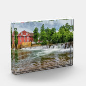 Kriegsmühle und Wasserfall Fotoblock (Links)