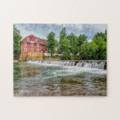 Kriegsmühle und Wasserfall Jigsaw Puzzle (Horizontal)