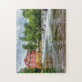 Kriegsmühle und Wasserfall Jigsaw Puzzle (Vertikal)