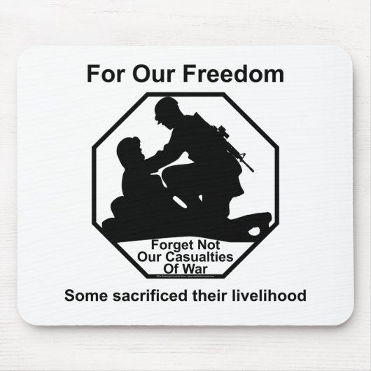 Kriegsopfer. Mousepad (Vorne)