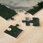 Kriegspferd in einem Nebelwald Puzzle (Seite)