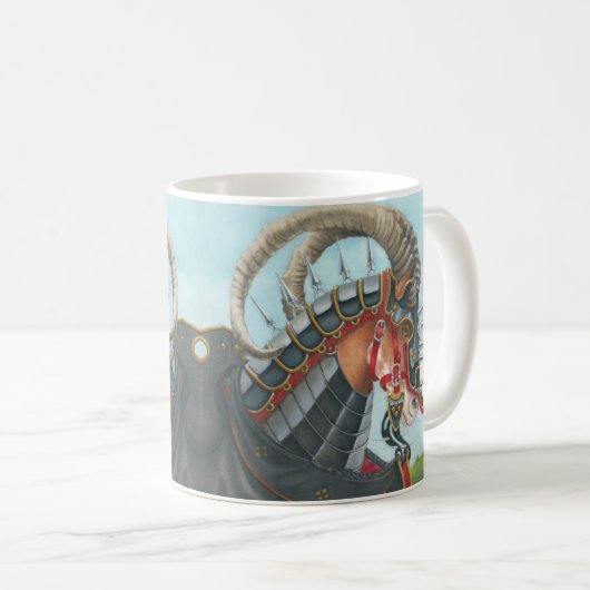 Kriegspferd Kaffeetasse (VorderseiteRechts)