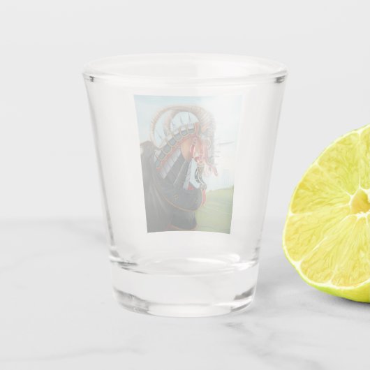 Kriegspferd Schnapsglas (Rückseite)