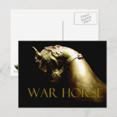 Kriegspferde und Grußgeschenke Postkarte (Vorne/Hinten)