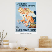 Kriegsplakat-18 Poster (Küche)